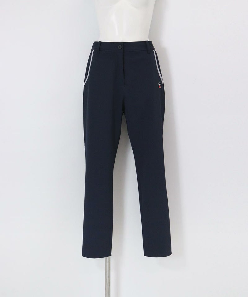 UV速乾ストライプ柄ポケットパンツ（ネイビー）