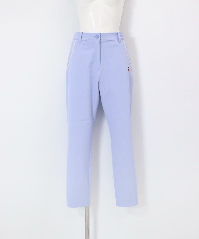 UV速乾ストライプ柄ポケットパンツ（ライトブルー）