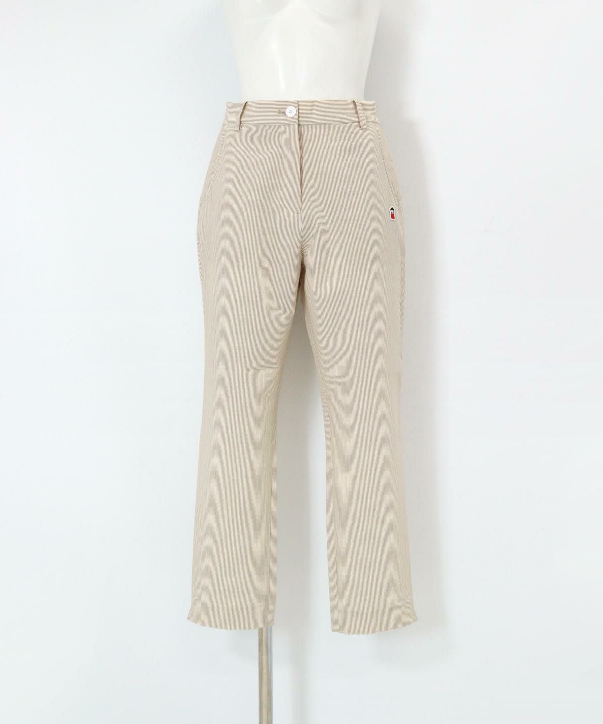 冷感ピコ刺繍ストライプパンツ|ピッコーネクラブ-アウトレット