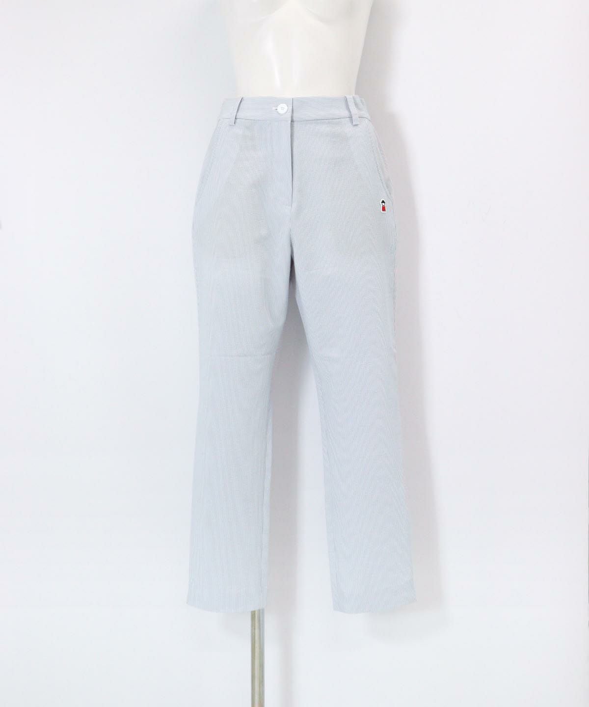 冷感ピコ刺繍ストライプパンツ|ピッコーネクラブ-アウトレット