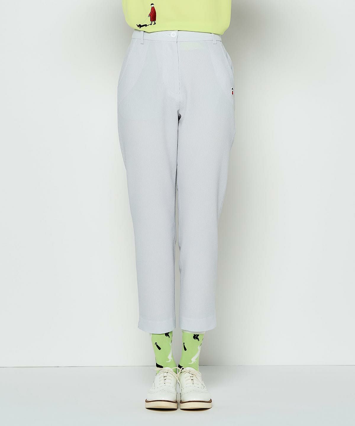 冷感ピコ刺繍ストライプパンツ|ピッコーネクラブ-アウトレット