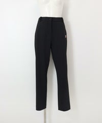  バックポケット刺繍パンツ（ブラック）