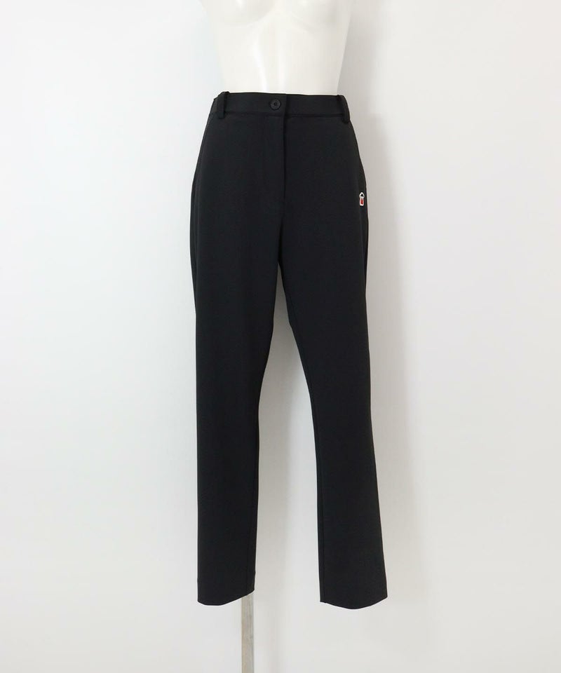  バックポケット刺繍パンツ（ブラック）