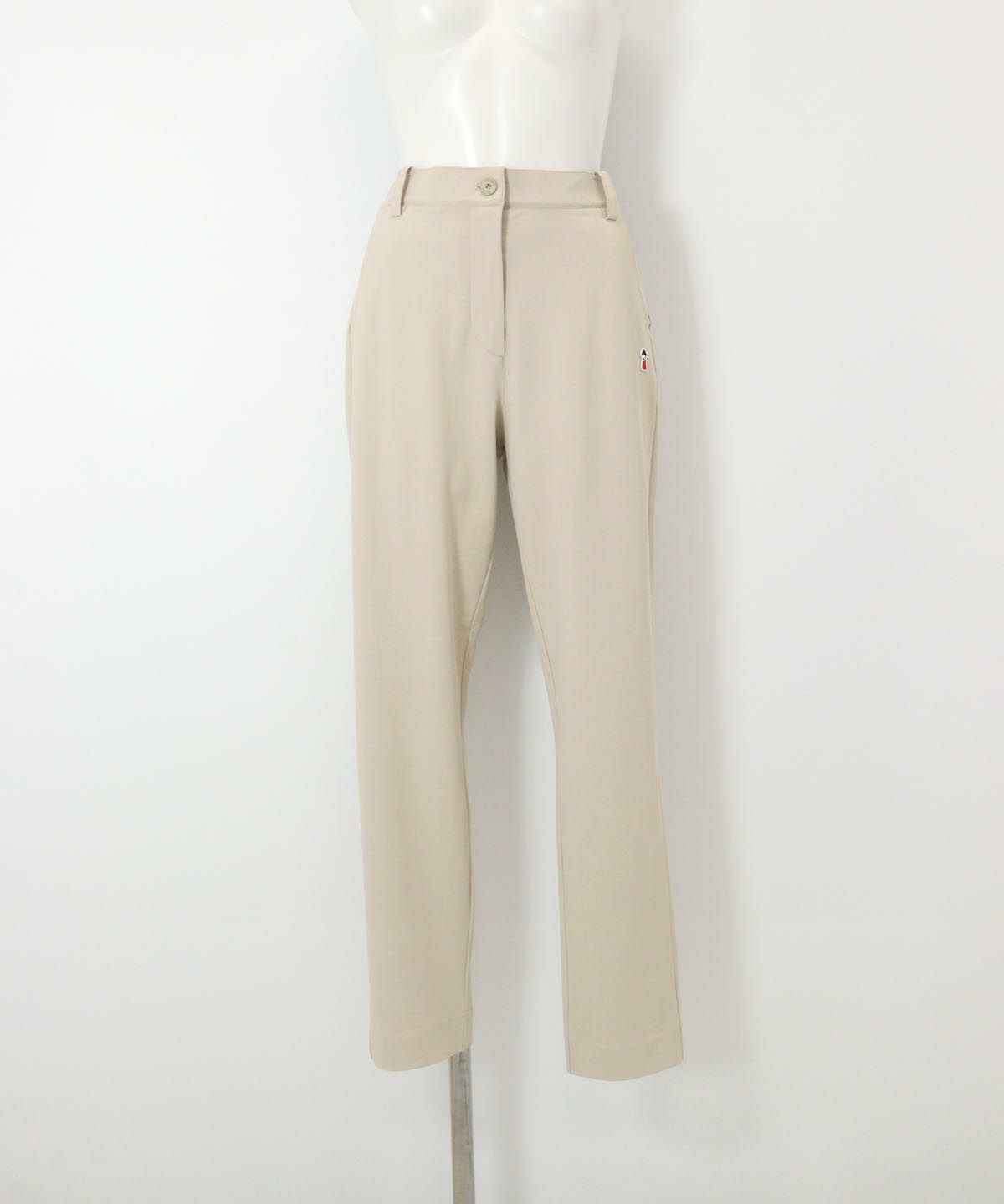  バックポケット刺繍パンツ（ベージュ）