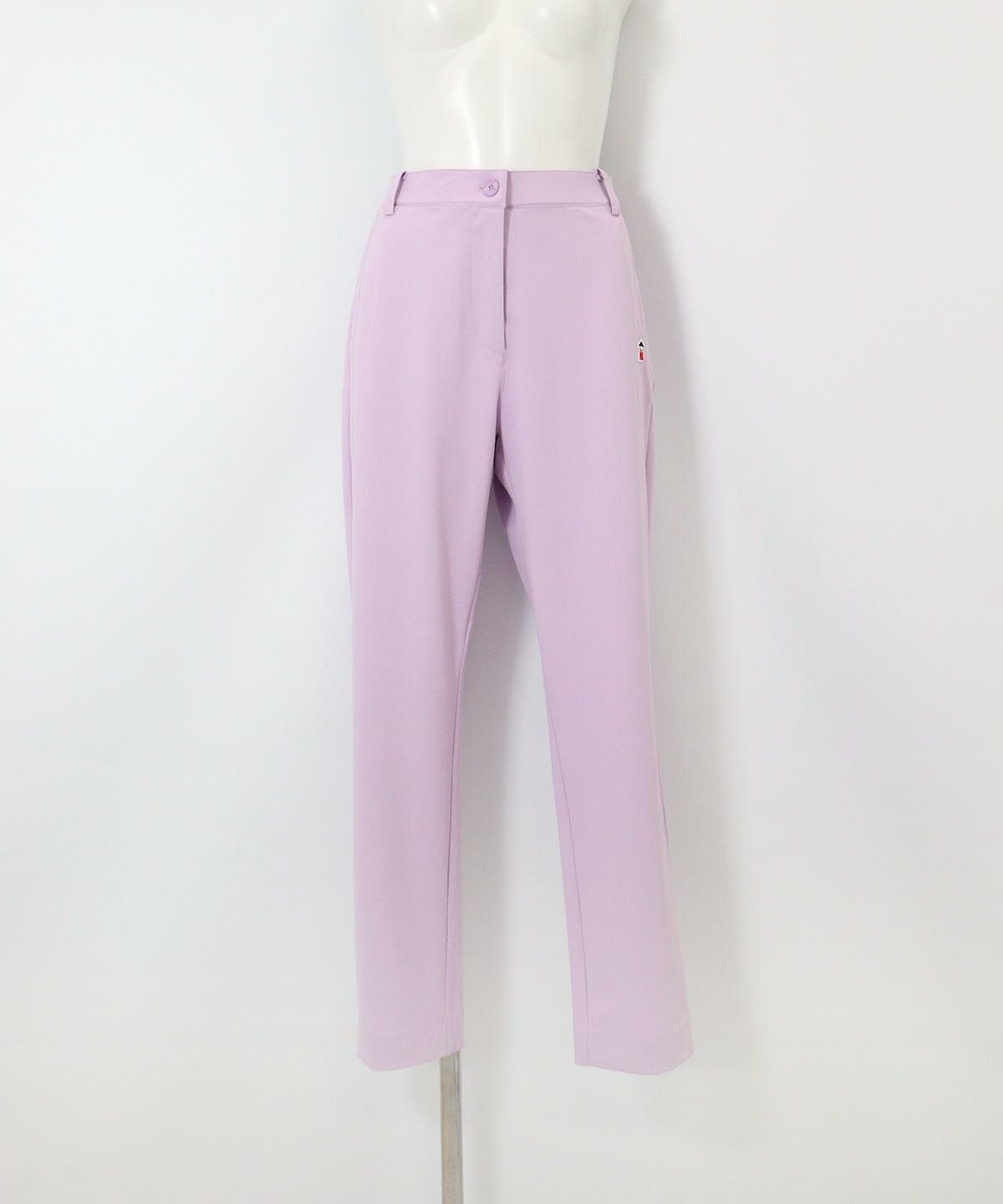 バックポケット刺繍パンツ（ライトパープル）