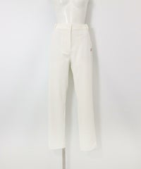  バックポケット刺繍パンツ（ホワイト）