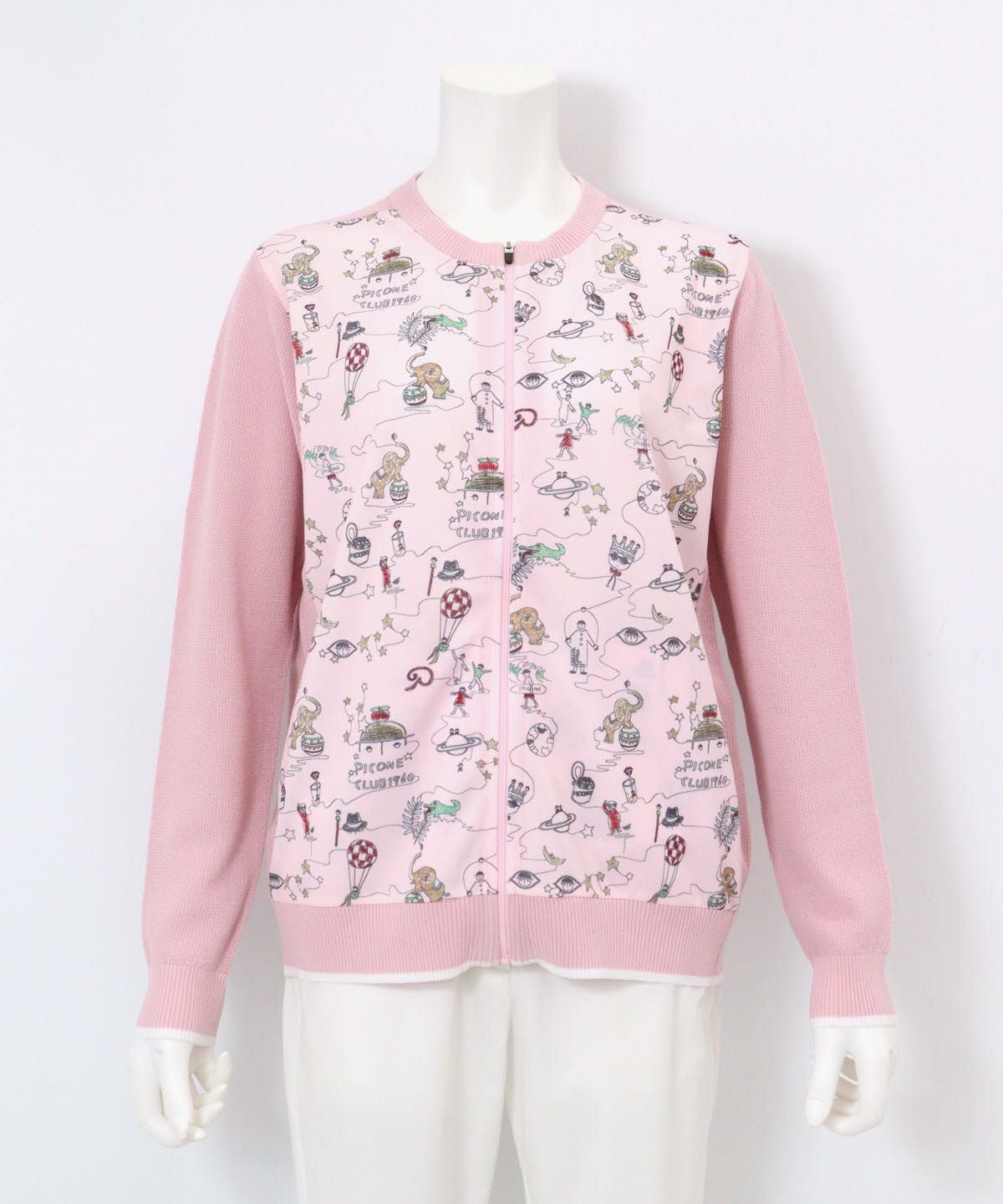 アートカーディガン(ピンク)