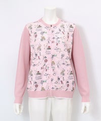 アートカーディガン(ピンク)