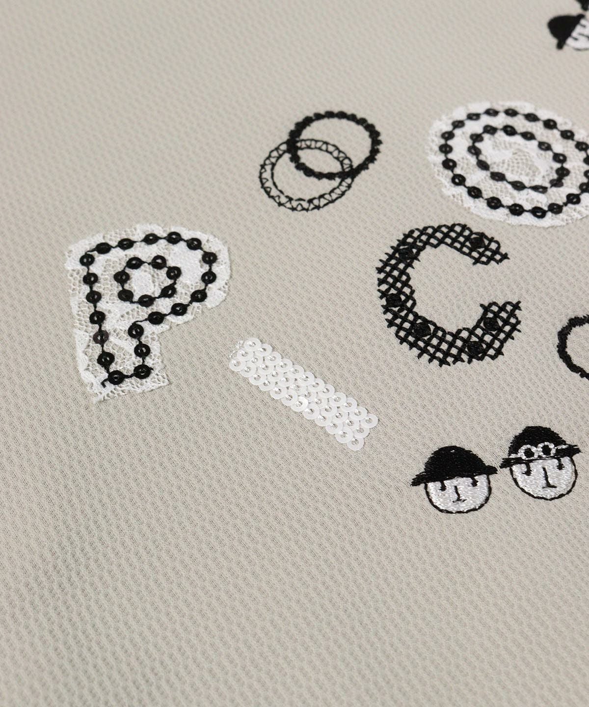 スパンコール刺繍ハイネックプルオーバー|ピッコーネクラブ
