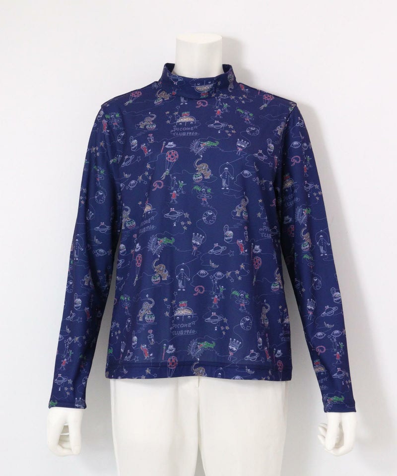 総イラストUV冷感プルオーバー（ネイビー）