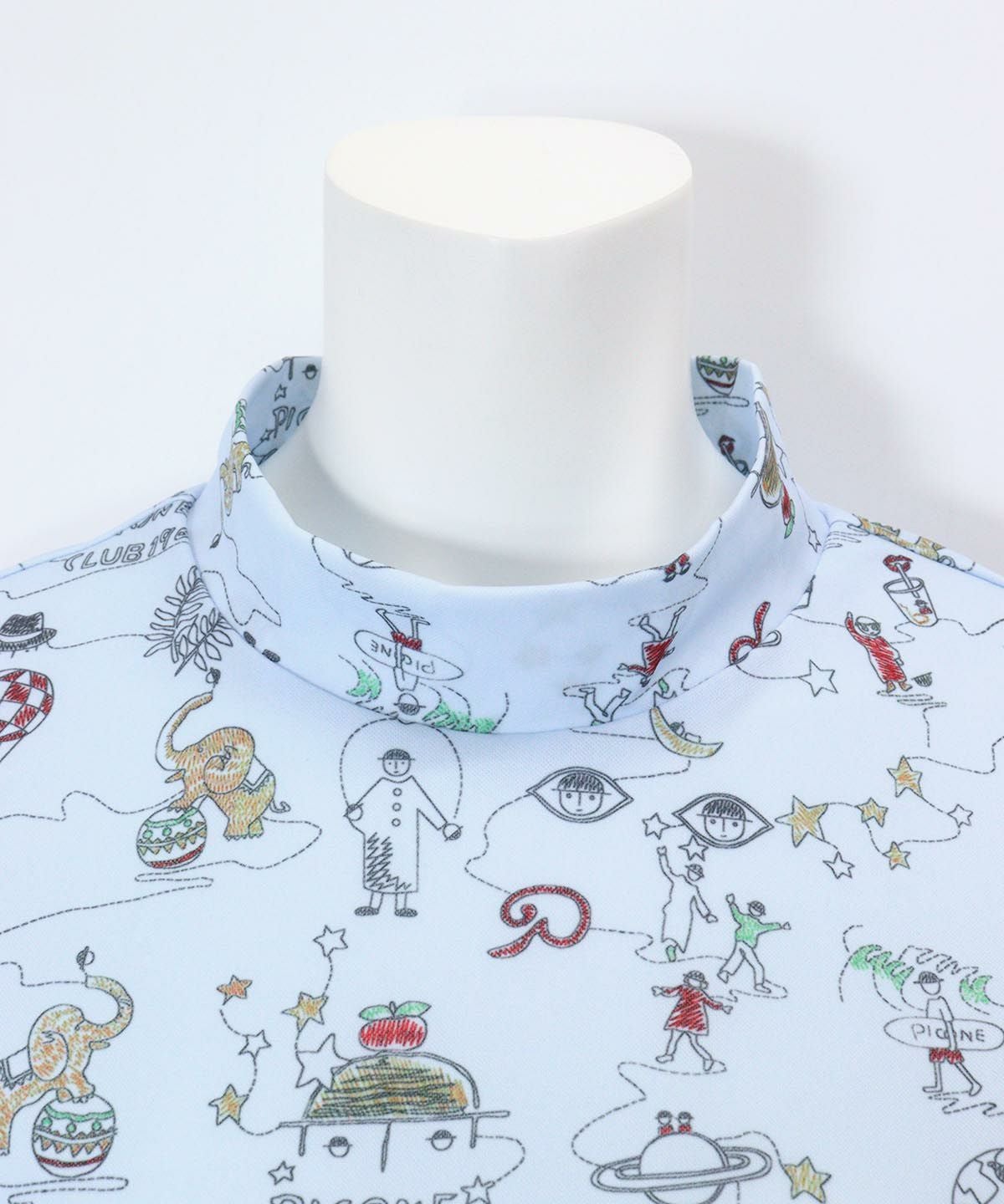 首元部分（ブルー）