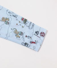 袖口部分（ブルー）