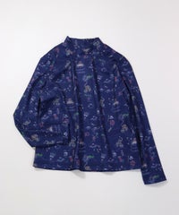 総イラストUV冷感プルオーバー（ネイビー）