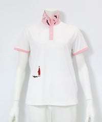 UV速乾ポイント刺繍ポロシャツ(ホワイト)