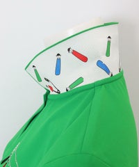 襟裏デザインアップ(グリーン)