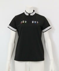 ハーフジップ速乾プルオーバー(ブラック)