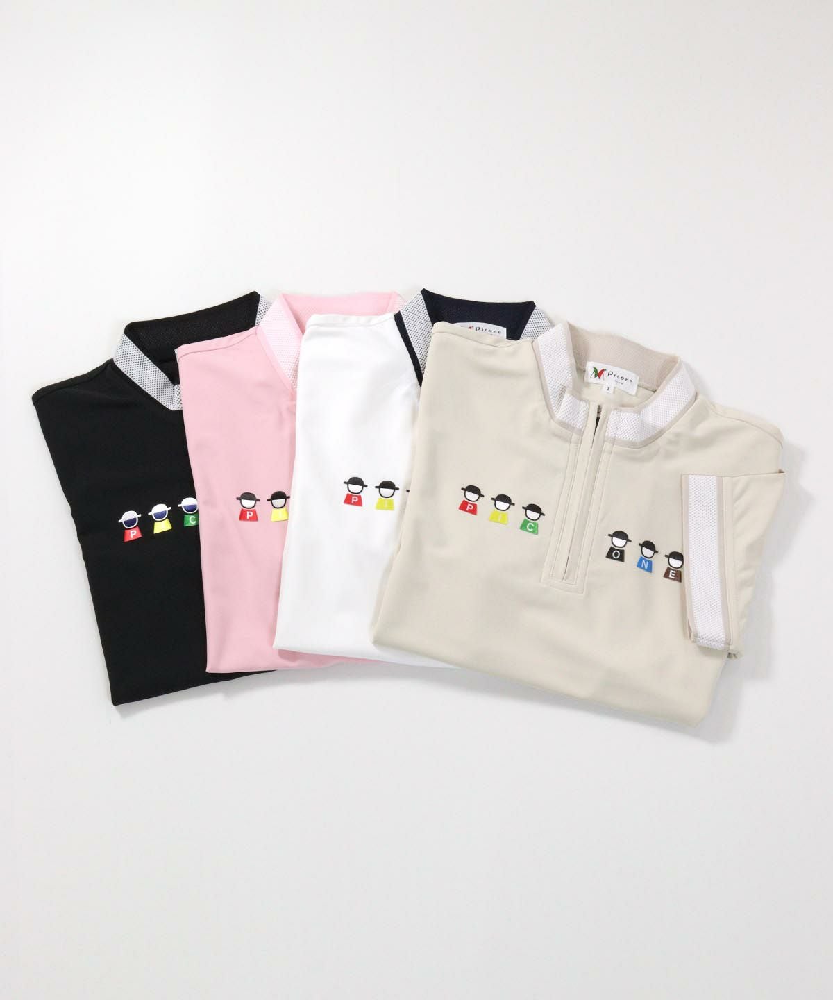 PICONE CLUB✨ナイロン パーカー　ハーフスリーブ　ピンク　ロゴ　2 ピッコーネクラブ ジャケット - 30代・40代・50代・60代からのゴルフ