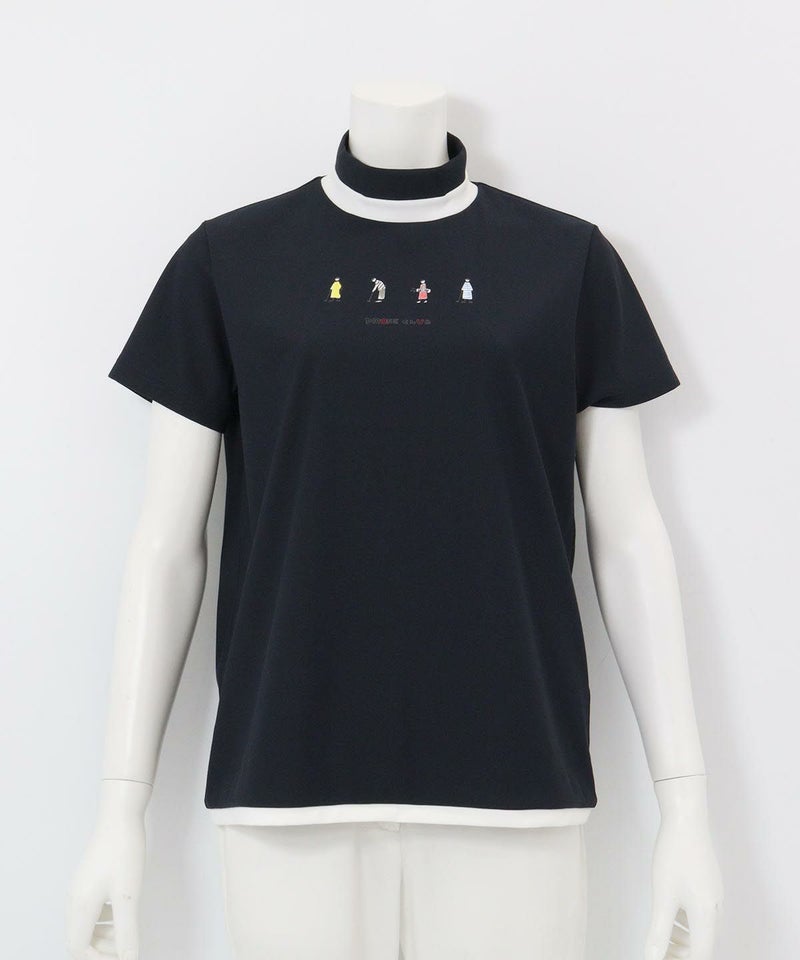 ゴルフピコプリントUV冷感プルオーバー(ネイビー)