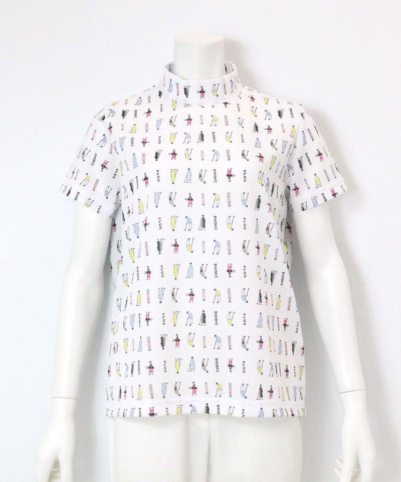 ゴルフピコ柄プルオーバー(ホワイト)