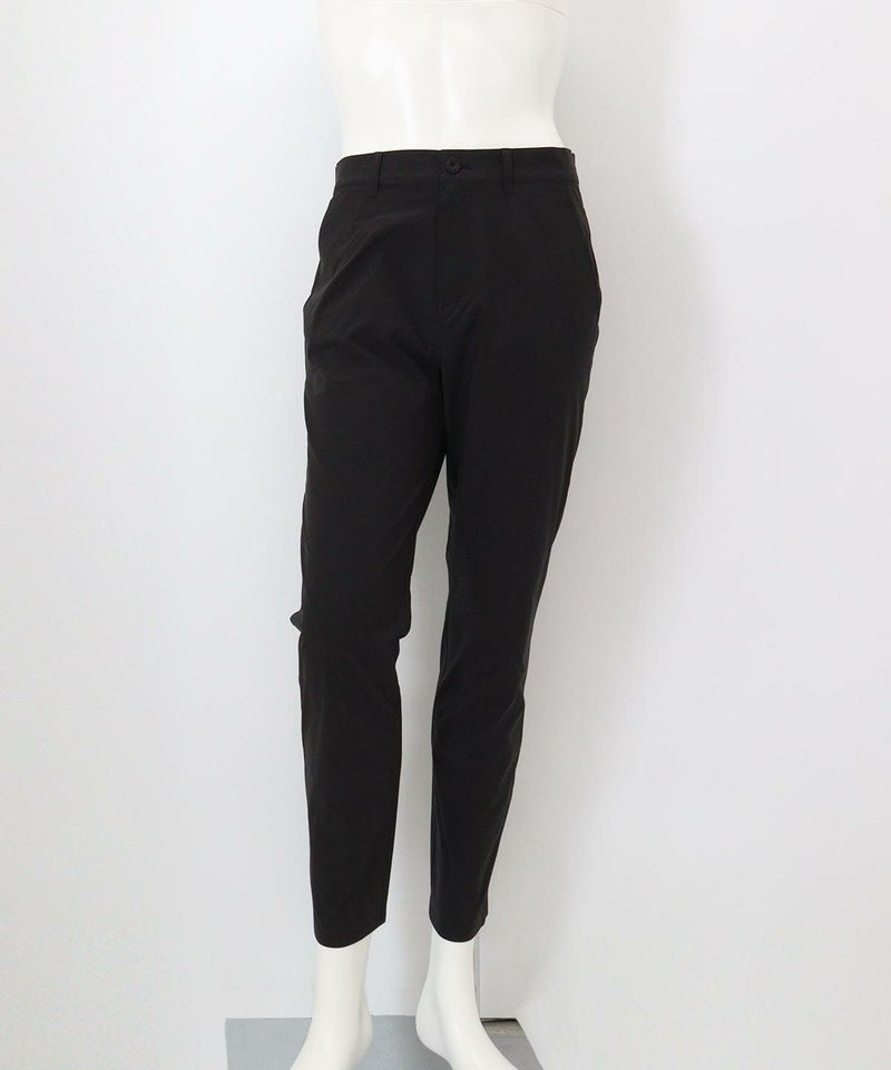 【メンズ】バック刺繍ロゴ撥水パンツ（ブラック）