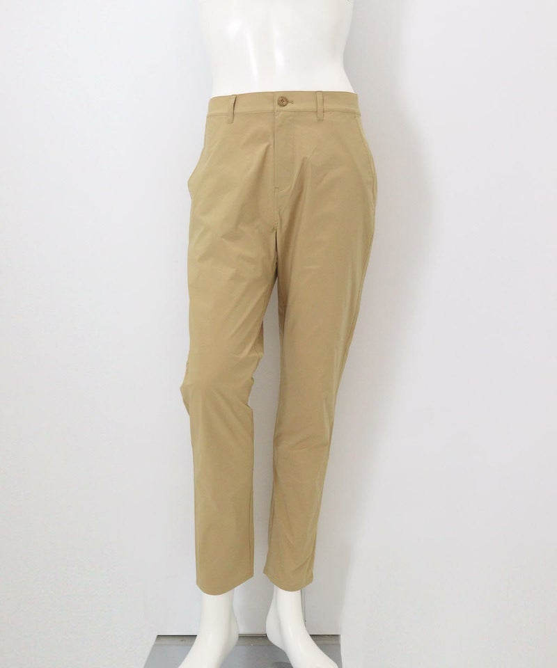 【メンズ】バック刺繍ロゴ撥水パンツ（ベージュ）