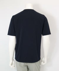 【メンズ】UV速乾プリントＴシャツ後（ネイビー）