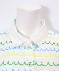 襟部分(ホワイト×グリーン）