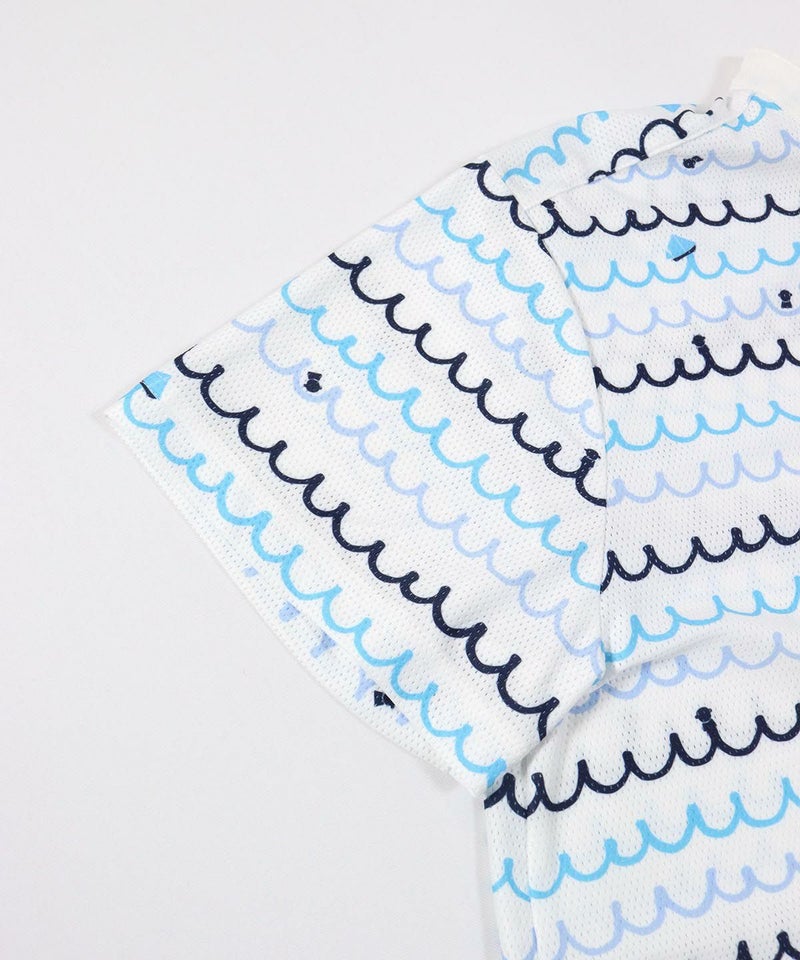 袖(ホワイト×ブルー)