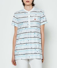 モデル着用画像(ホワイト×ブルー)