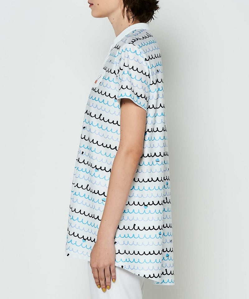 モデル着用画像(ホワイト×ブルー)