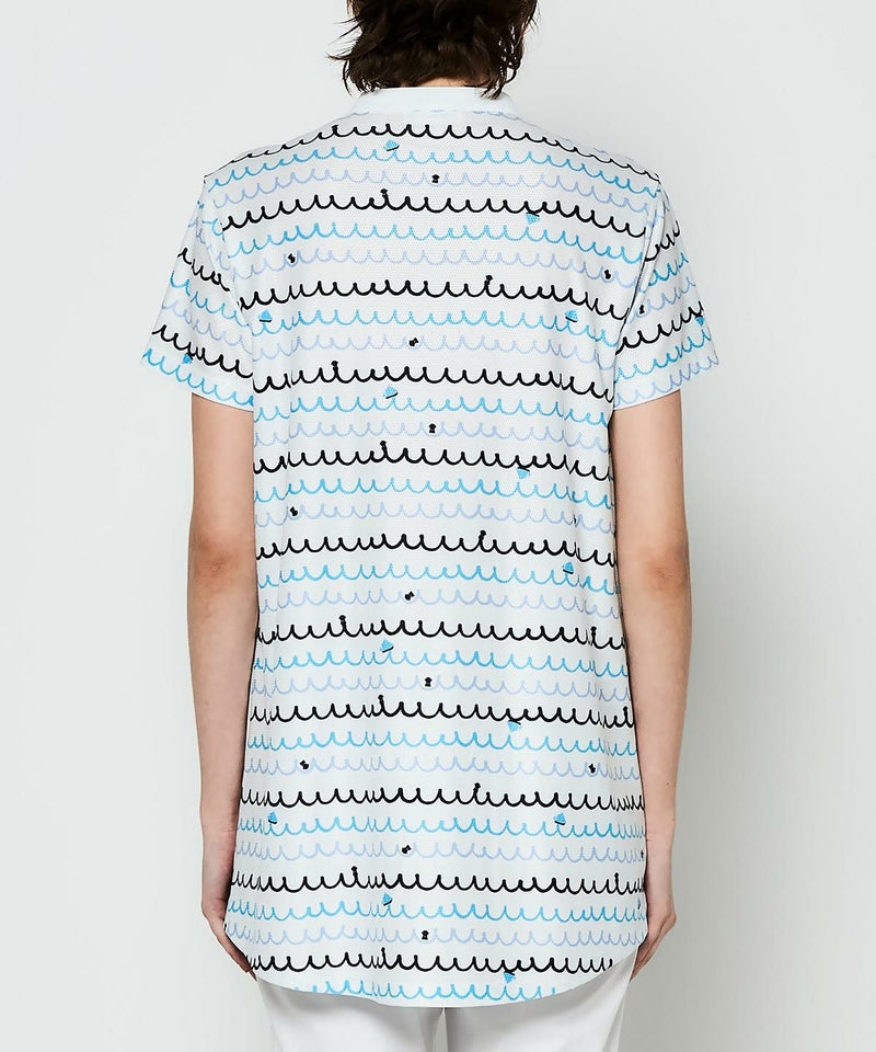 モデル着用画像(ホワイト×ブルー)