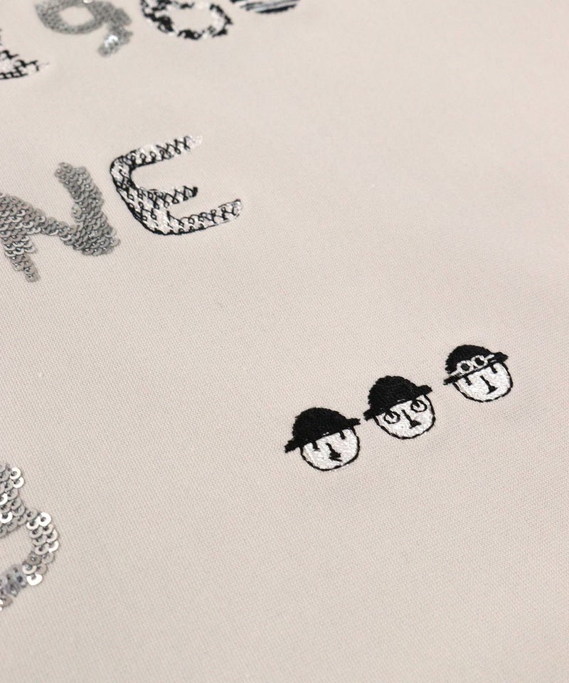 胸元デザインアップ(ベージュ)