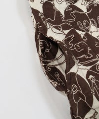 ポケット(ベージュ×ブラウン)