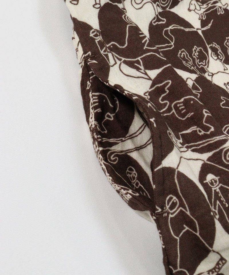 ポケット(ベージュ×ブラウン)