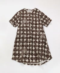 全体生地感(ベージュ×ブラウン)