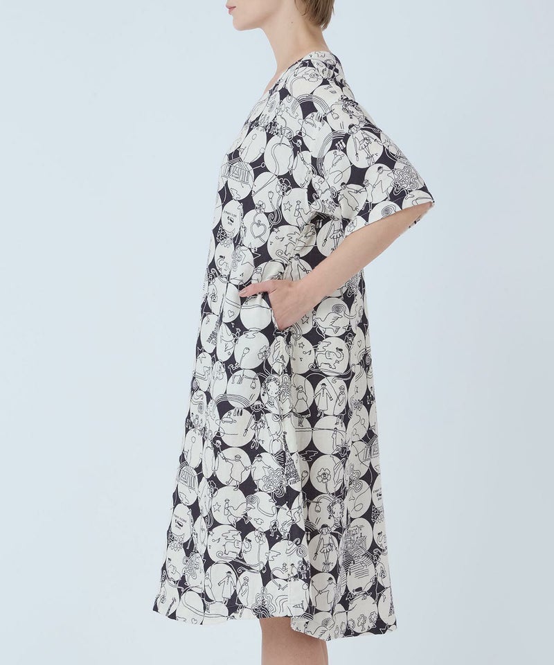 モデル着用画像(ブラック×ベージュ）