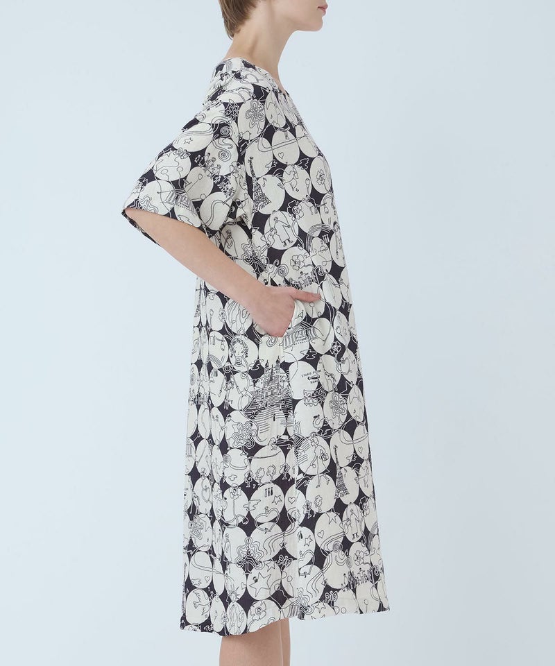 モデル着用画像(ブラック×ベージュ）