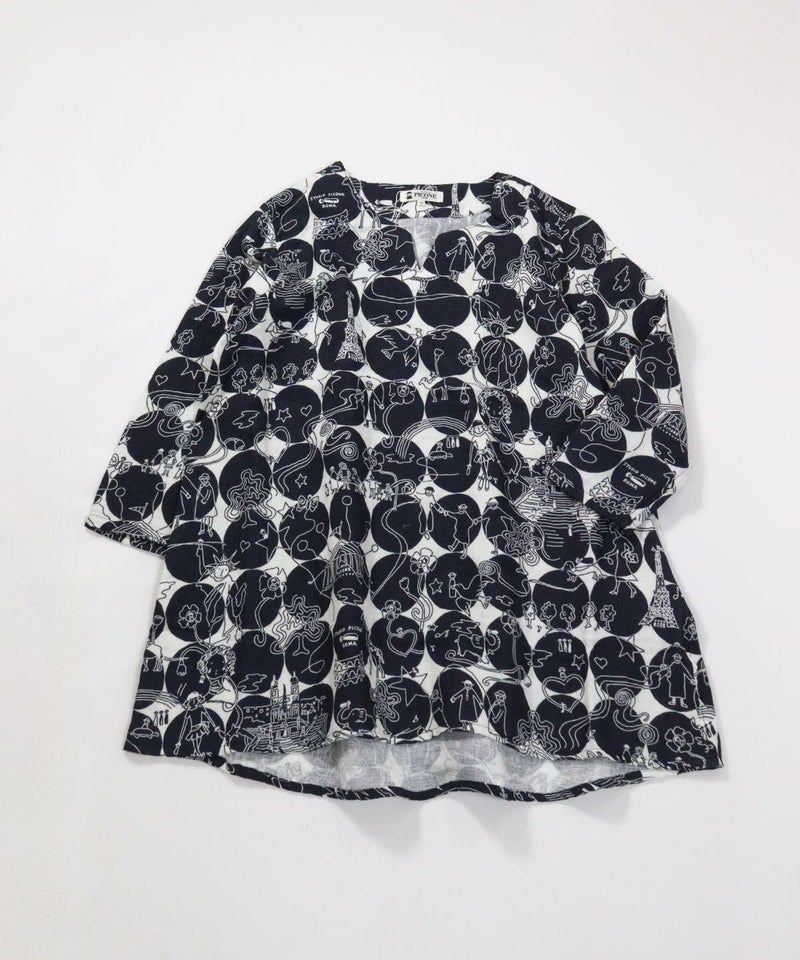 全体(ホワイト×ネイビー)