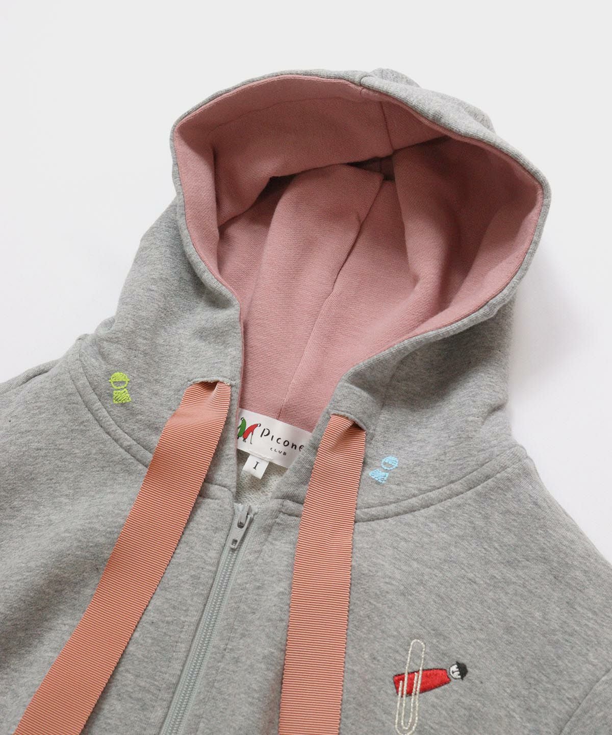 オンラインストア・店舗限定商品】刺繍入り裏毛ジップパーカー