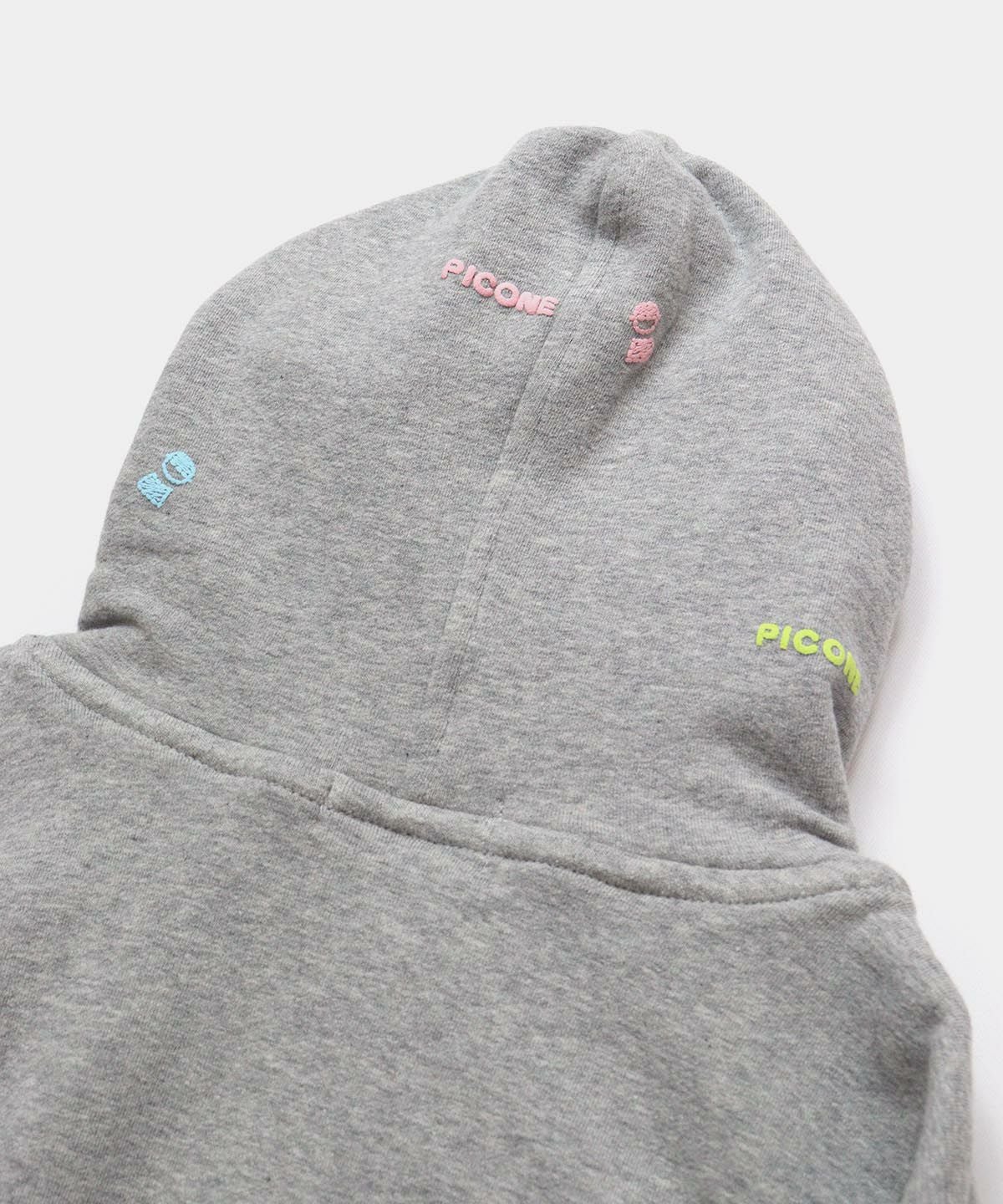 フード後ろ（グレー）