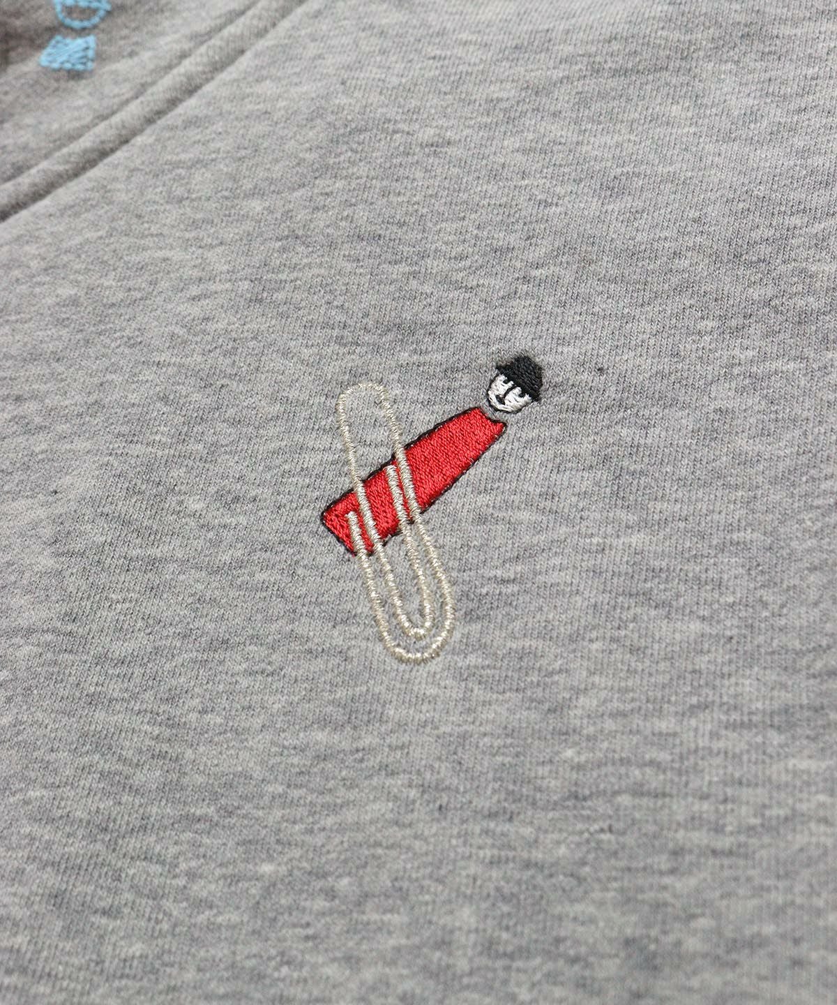 刺繍（グレー）