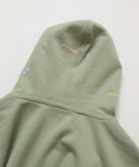 フード後ろ（カーキ）