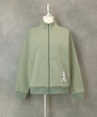 裏毛ハイネックジップスウェット（カーキ）