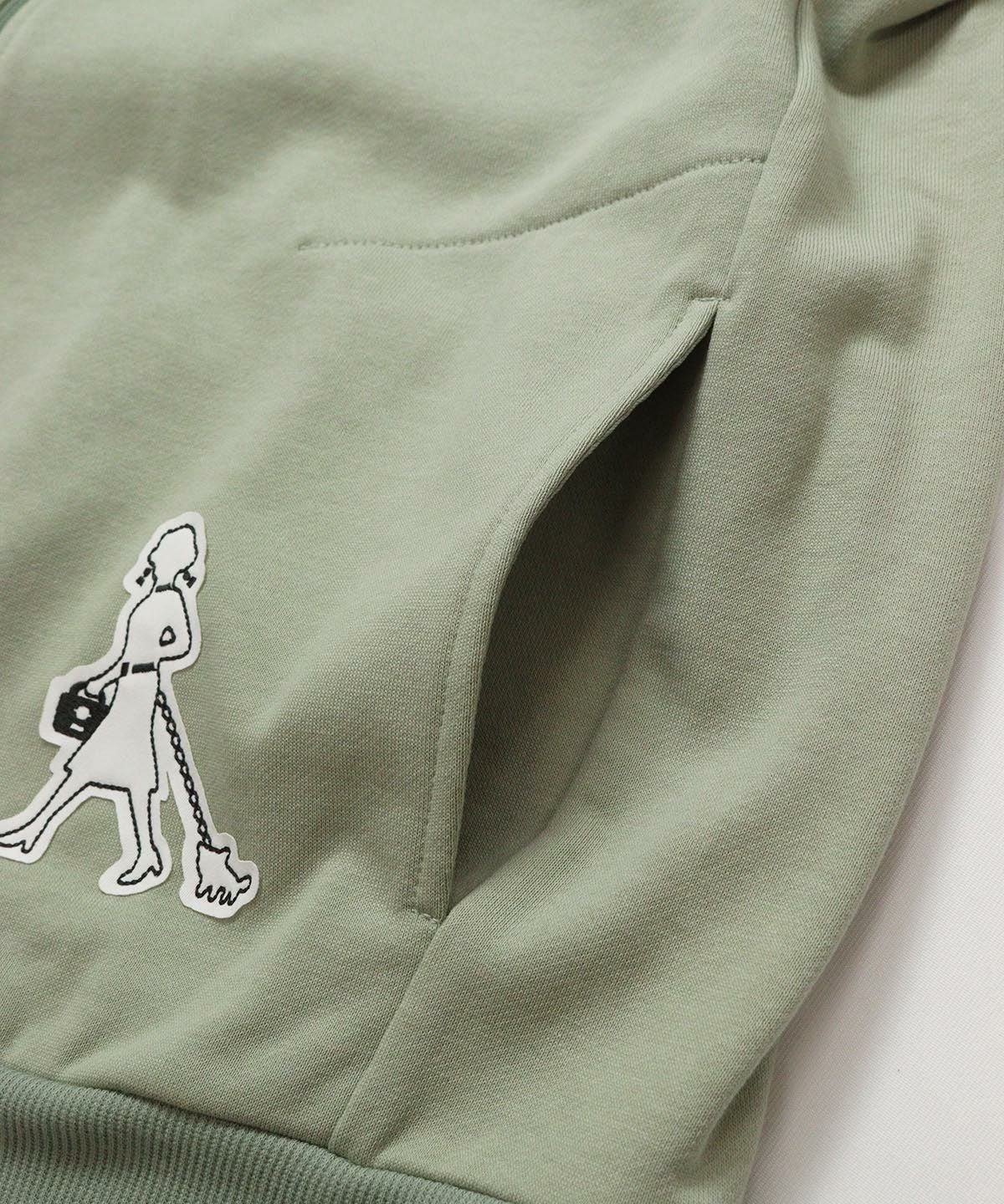 ポケット（カーキ）