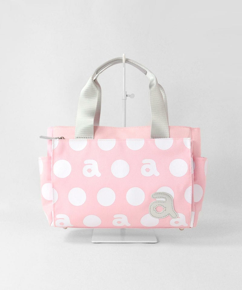 ビッグドット柄カートバッグ(ピンク)