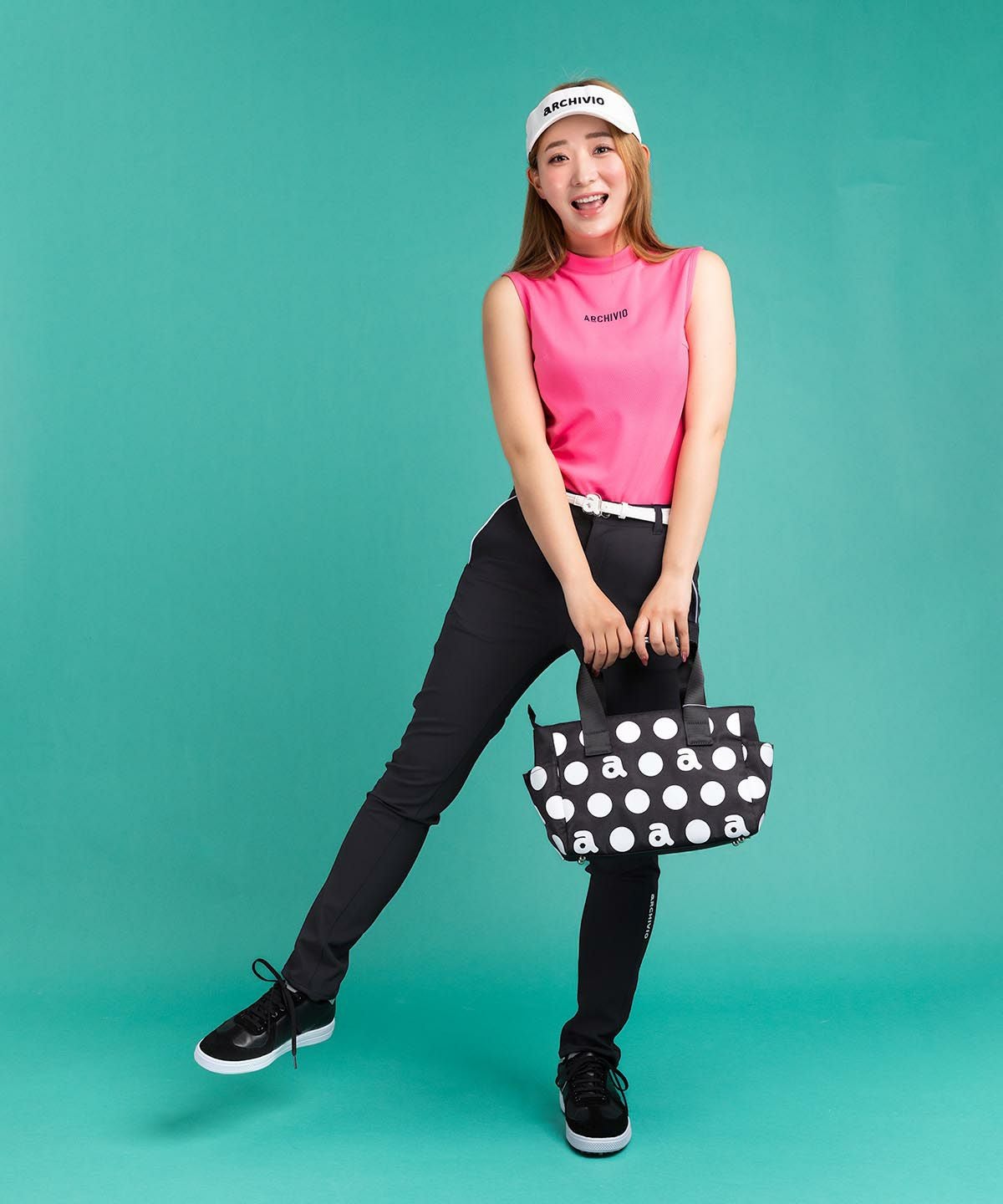 ビッグドット柄カートバッグ|アルチビオ - ゴルフウェアや婦人服通販