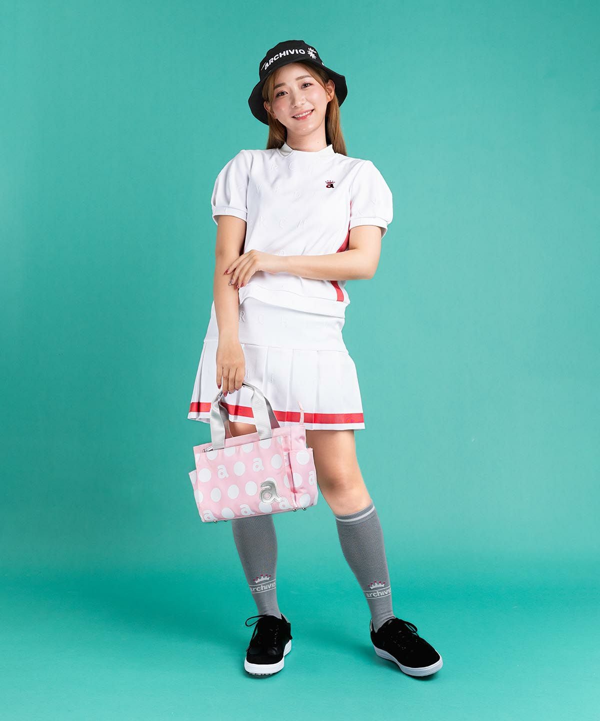 ビッグドット柄カートバッグ|アルチビオ - ゴルフウェアや婦人服通販