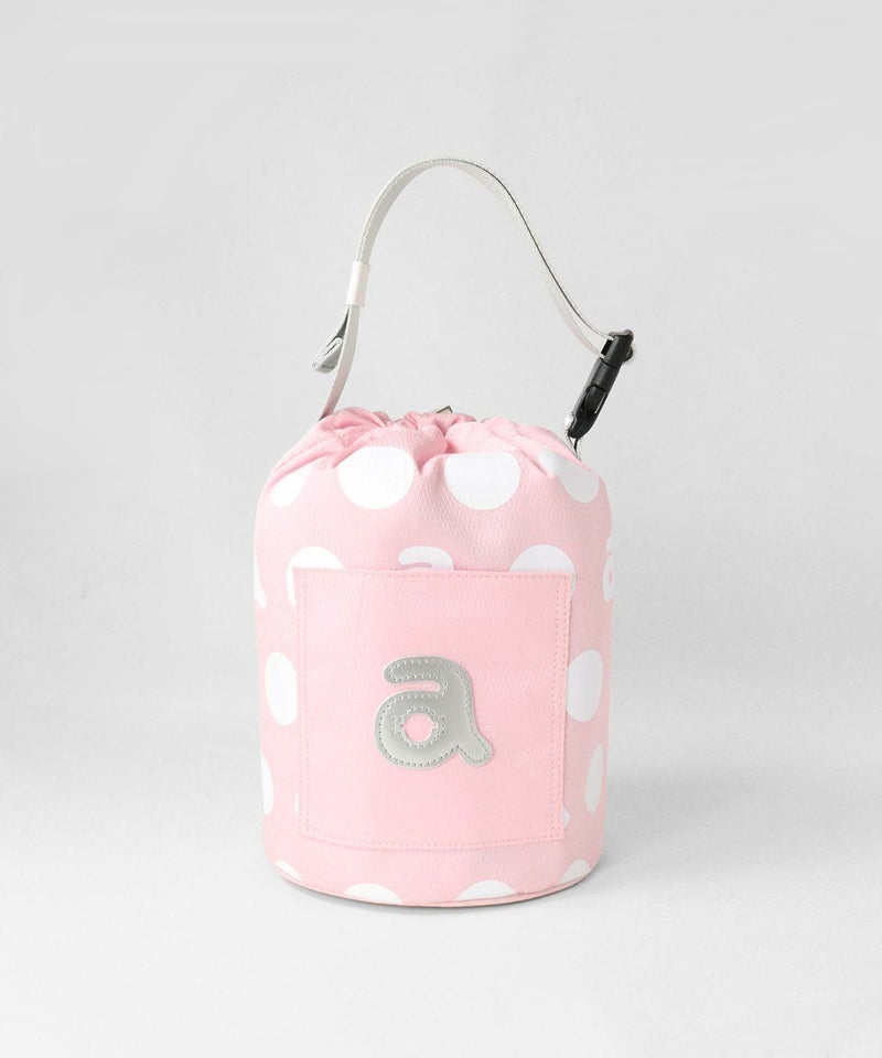 ビッグドット柄保冷バッグ(ピンク)