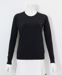 冷却素材クルーネックインナー(ブラック)