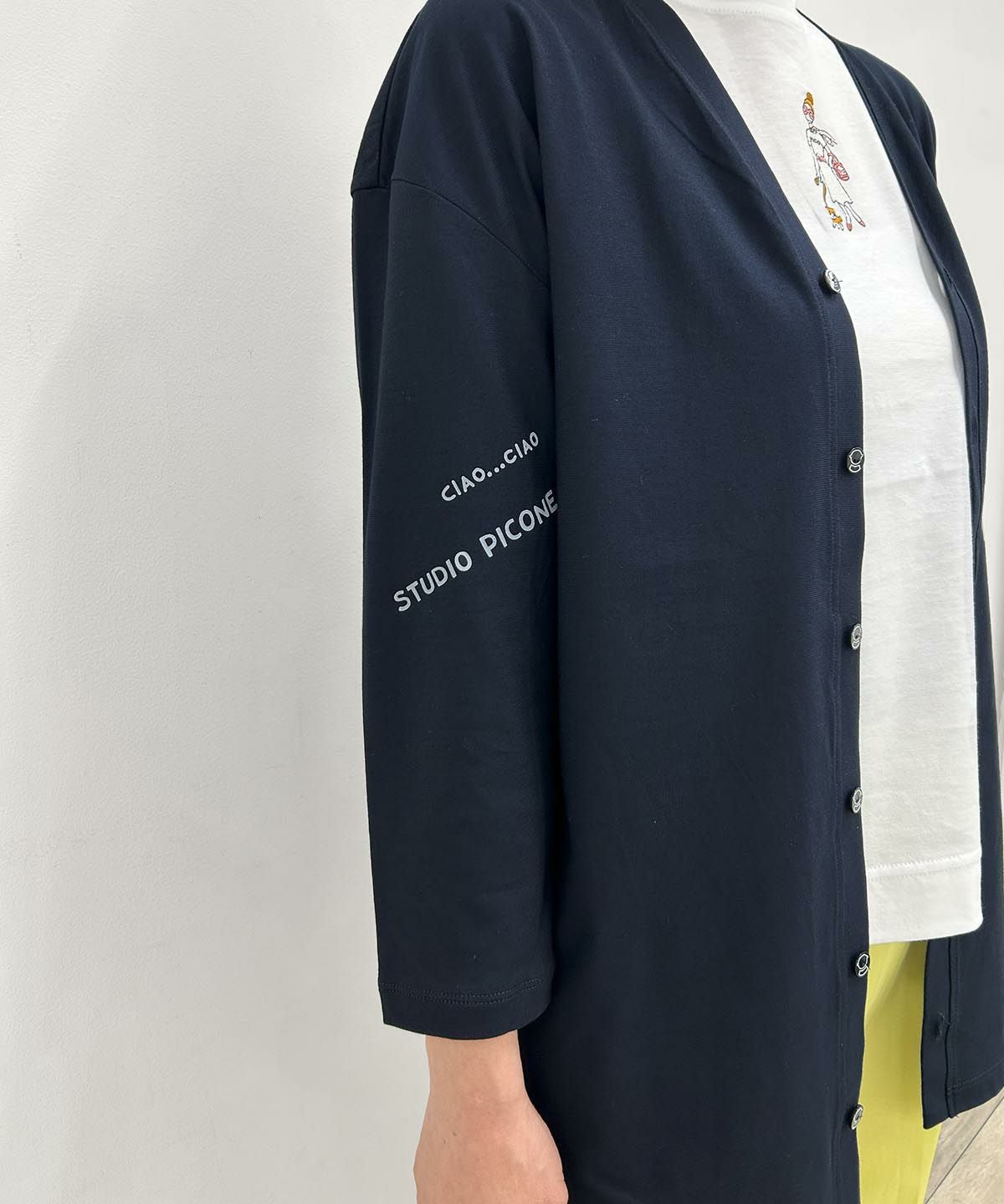 モデル着用画像(ネイビー)